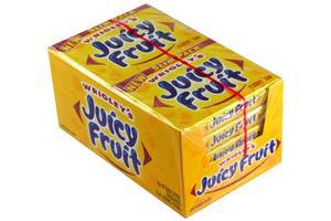 (S1 - 06) US - Gum - Wrigley Slim Pak Juicy Fruit 2.5g x 1 Unit - SugarMarket.ca