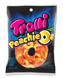 (S1 - 06) US - Trolli Peg Bag - Peachie O 4.25oz(120g) x 1 Unit - SugarMarket.ca