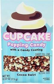 (S1 - 07) Box - CHINA - KoKo Cupcake Coated Popping Candy 0.53oz (15g) x 20 units - SugarMarket.ca