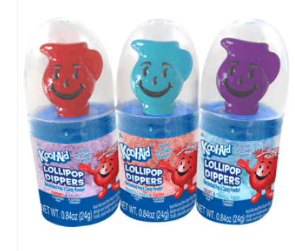(S1 - 07) Box - China - Kool - Aid - Lollipop Dippers 0.84oz (24g) x 12 units - SugarMarket.ca