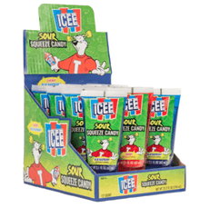 (S1 - 07) CHINA - Koko Novelty ICEE SOUR Squeeze Candy 2.1oz (60g) x1 Unit - SugarMarket.ca