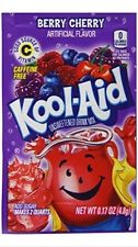(S1 - 07) US - Kool - Aid unsweetened 2QT - Bladtin Berry Cherry 0.15oz(4g) x 1 unit - SugarMarket.ca
