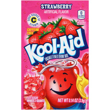 (S1 - 07) US - Kool - Aid unsweetened 2QT - Strawberry 0.15oz(4g) x 1 unit - SugarMarket.ca
