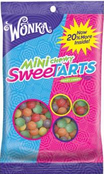 (S1 - 08) Box - US - Peg Bag - SweeTarts Mini Chewy 6oz (170g) x 12 Units - SugarMarket.ca