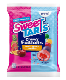 (S1 - 08) US - Peg Bag - Wonka SweeTarts Chewy Fusion 5oz (142g) x 1 Unit - SugarMarket.ca