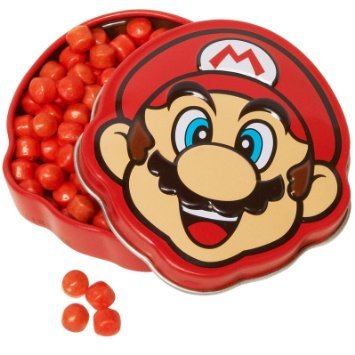 (S1 - 09) China - Boston America - Nintendo - Mario Brick Breaking Candy Tin 0.8oz (22.7g) x 1 Unit - SugarMarket.ca