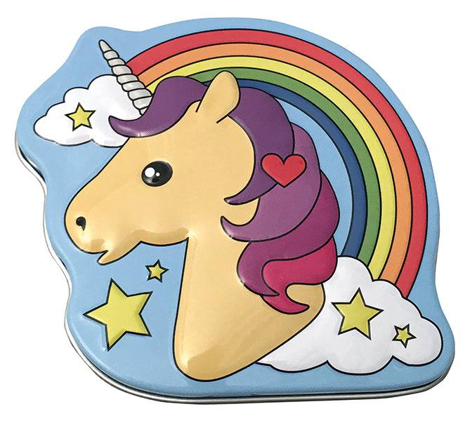 (S1 - 09) China - Boston America - Unicorn Petty Sweet Candy Tin 1.2oz (34g) x 1 Unit - SugarMarket.ca
