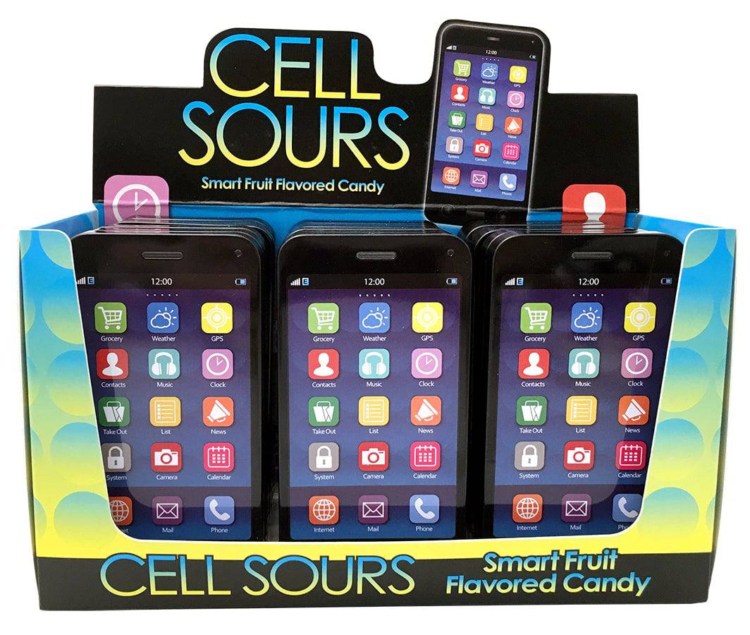(S1 - 09) CHINA - Boston American - Phone Slider - Cell Sours 1oz (28.35g) x 1 Unit - SugarMarket.ca