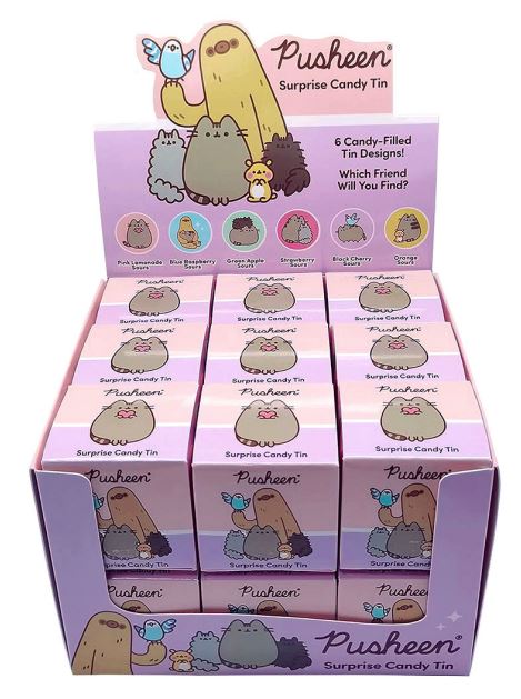 (S1 - 09) CHINA - Boston American - PUSHEEN SURPRISE CANDY 1.2oz (34g) X 1 Unit - SugarMarket.ca