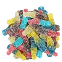 (S1 - 10) Bulk - Huer - Sour Bottle Mix x 1 kg - SugarMarket.ca