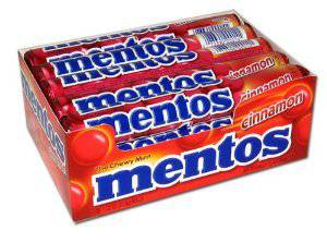 (S1 - 10) NETHERLAND - Mentos Cinnamon Roll 1.32oz (37g) x 1 Unit - SugarMarket.ca