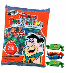(S2 - 01) Box - Albert Fruit Chews - The Flintstones Assorted 240 counts (598g) x 1 Bag - SugarMarket.ca