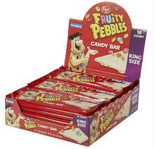 (S2 - 01) Box - Us - Frankford Fruity Pebbles White Chocolate Bar - King Size 2.75oz x 18 units - SugarMarket.ca