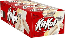 (S2 - 01) Box - Us - KIT KAT Vanilla Crisp Wafers King Size Bar - 3 oz(85g) x 24 Units - SugarMarket.ca