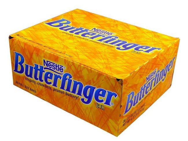 (S2 - 01) Box - US - Nestle Butterfinger - 1.9oz (53.86g) x 36 units - SugarMarket.ca