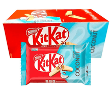 (S2 - 02) Box - Brazil - Kit Kat Coconut 41.5g x 24 units (Best Before 27 December 2025) - SugarMarket.ca