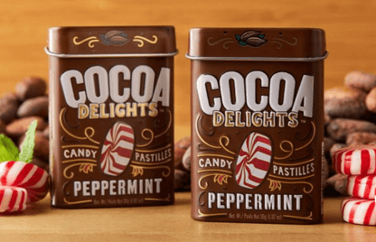 (S2 - 02) Box - Canada - BIG SKY - COCOA DELIGHTS - PEPPERMINT (30.33g) X 12 UNITS - SugarMarket.ca