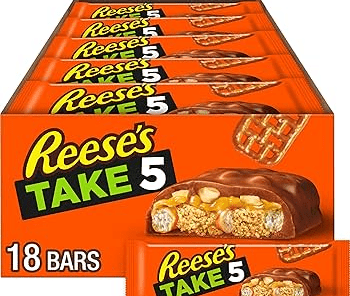 (S2 - 02) Box - US - Hershey Reese Take 5 - Standard Size Bars 1.5 oz (42.52g) x 18 units - SugarMarket.ca