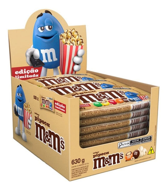 (S2 - 02) BRAZIL - M&M POPCORN (PIPOCA) 35g x 1 UNIT - SugarMarket.ca