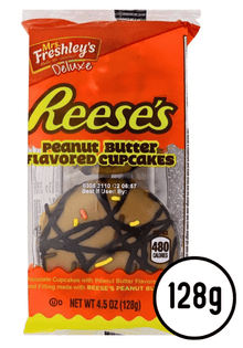 (S2 - 02) US - Mrs. Freshley's Reeses PB - Chocolate Cupcakes 4.5Oz (128g) x 1 unit (BEST BEFORE 27 OCTOBER,2025) - SugarMarket.ca
