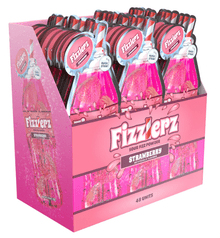(S2 - 03) Box - CHINA - DOVELI - FIZZLERZ - STRAWBERRY flavour 0.35oz (9.9g) X 48 units - SugarMarket.ca