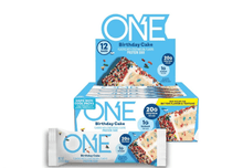 (S2 - 03) Box - US - Hershey ONE Birthday Cake Flavored Protein Standard Bar 2.12oz(60g) x 12 Units - SugarMarket.ca