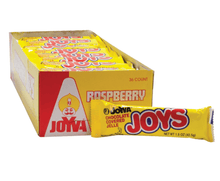 (S2 - 03) Box - US - Joyva Chocolate Covered Raspberry Joys Bar 1.5oz (43g) x 36 Units - SugarMarket.ca