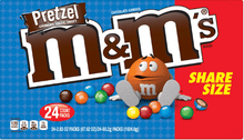 (S2 - 03) Box - US - M&M - Milk Chocolate Pretzel 2.83oz (80.2g) x 24 Units - SugarMarket.ca