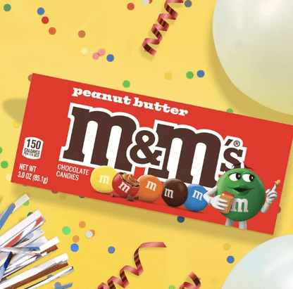 (S2 - 03) Box - US - M&M - Peanut Butter Box - 3oz (85.1g) x 12 Units - SugarMarket.ca