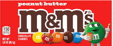 (S2 - 03) Box - US - M&M - Peanut Butter Box - 3oz (85.1g) x 12 Units - SugarMarket.ca