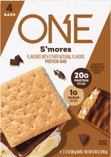 (S2 - 03) Box - US - ONE S'mores Protein Standard Bar 2.12oz(60g) x 12 Units - SugarMarket.ca