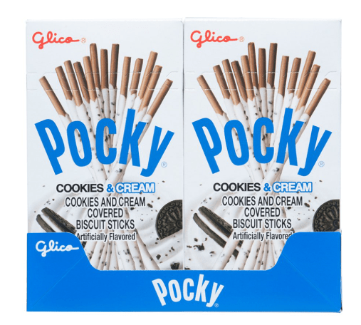 (S2 - 04) Box - Indonesia - Pocky - Cookies and Cream 2.47oz (70g) x 10 Units - SugarMarket.ca