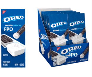 (S2 - 04) Box - OREO STICKS AND CREAM HANDI - SNACKS Box - 28g x 8 Units - SugarMarket.ca