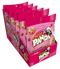 (S2 - 04) Box - Us - Meiji Hello Panda - Strawberry 2.2oz (62g) x 6 units - SugarMarket.ca