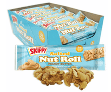 (S2 - 04) Box - Us - Pearson's Skippy Peanut Butter Salted Nut Roll 1.8oz (51g) X 24 Units - SugarMarket.ca