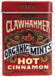 (S2 - 04) Canada - Big Sky - Candy TIN Clawhammer Mints - Hot Cinnamon x 1 unit - SugarMarket.ca