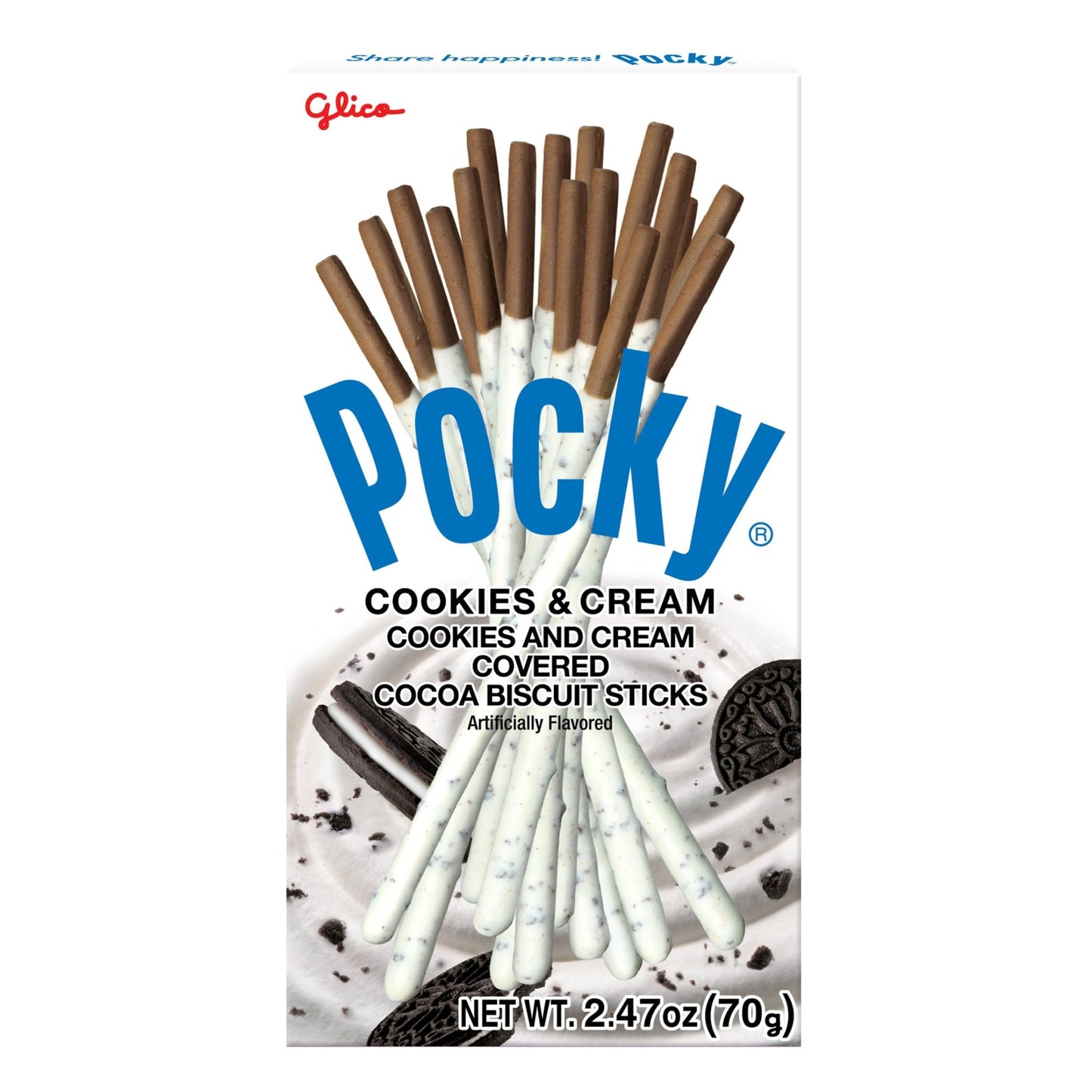 (S2 - 04) Indonesia - Pocky - Cookies and Cream 2.47oz (70g) x 1 Unit - SugarMarket.ca