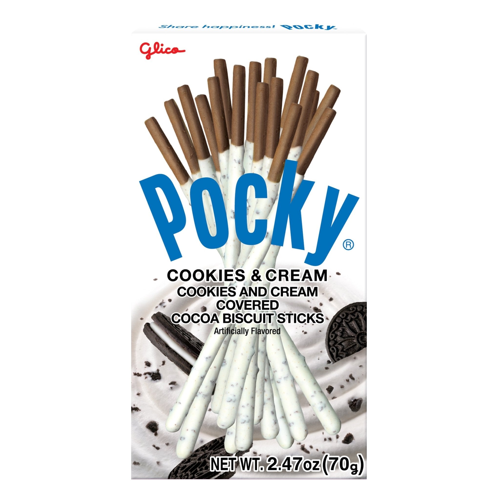 (S2 - 04) Indonesia - Pocky - Cookies and Cream 2.47oz (70g) x 1 Unit - SugarMarket.ca