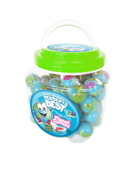 (S2 - 06) Box - Tub - Herbert's Best Planet Gummi 1.6kg (85pcs) x 1 Jar - SugarMarket.ca