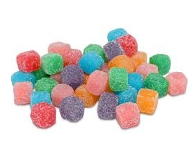 (S2 - 06) US - Bulk - Warheads Chewy Cubes 6 Assorted Flavors 5lb (2.27kg) x 1 Bag - SugarMarket.ca