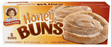 (S2 - 07) Box - Little Debbie - Honey Buns (6 Buns) 10.6oz (301g) x 1 Box - SugarMarket.ca
