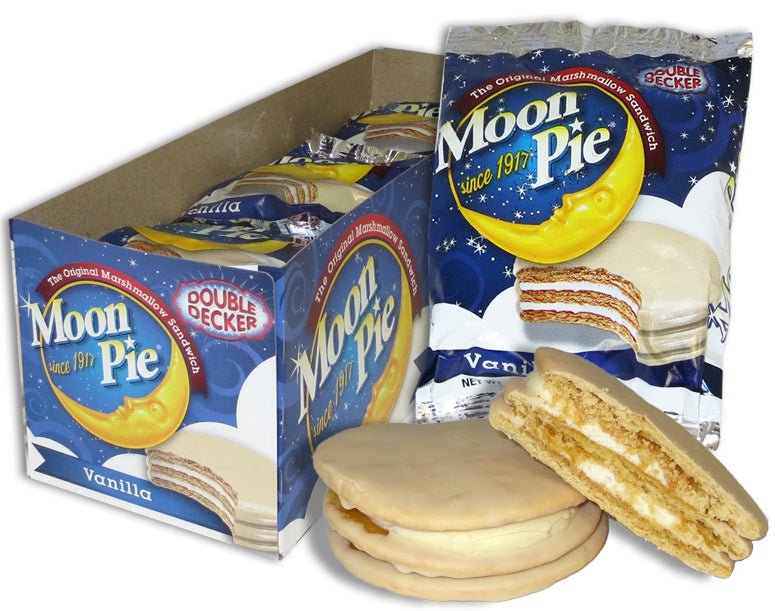 (S2 - 07) Box - Us - Moon Pie - DOUBLE DECKER - VANILA 2.75oz x 9 units - SugarMarket.ca