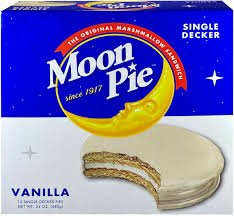 (S2 - 07) Box - Us - Moon Pie - Vanilla 2.75oz (78g) X 12 Units - SugarMarket.ca