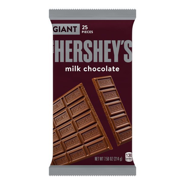(S2 - 07) Us - Choco - Giant Bar Milk Chocolate 7.56oz (214g) x 1 Unit - SugarMarket.ca