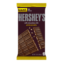 (S2 - 07) US - Choco - Giant Bar Milk Chocolate Almonds 7.37oz(209g) x 1 Unit - SugarMarket.ca
