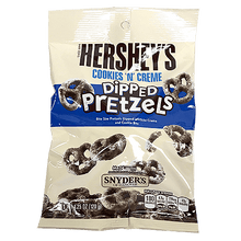 (S2 - 07) Us - Choco - Hershey Cookies N Creme Dipped Pretzels Peg 4.25oz (120g) x 1 unit - SugarMarket.ca