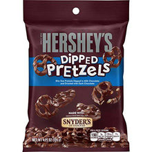 (S2 - 07) Us - Choco - Hershey Milk Chocolate Dipped Pretzels Peg Bag 4.25oz (120g) x 1 unit - SugarMarket.ca