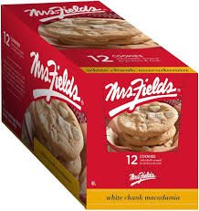 (S2 - 08) Box - Canada - Mrs. Fields Serve - White Chunk Macadamia 60g x 12 units - SugarMarket.ca