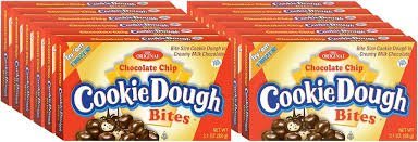 (S2 - 08) Box - Us - Theater Box Cookie Dough Bites Choc Chip 3.1 oz (87.88g) (x12 units) - SugarMarket.ca