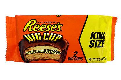 (S2 - 08) US - Hershey Reese Peanut Butter Big Cup - King Size 2.8oz (79g) x 1 Unit - SugarMarket.ca